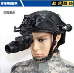 Airsoft PVS18 NVG Night-vision Goggles virtual Model + Metal Helmet Mount