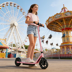 Ladped Electric Scooter for Kids Age 8+, 250W Max 9MPH , 6.5’’ Tire, LED Display