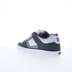 DC Pure DC01782027-GYLGWH Mens Gray Leather Skate Inspired Sneakers Shoes