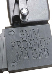 Golden Eagle / 6mmProShop M4 Airsoft GBBR Odin Speedloader Adapter (Black)