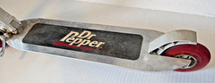 Vintage Dr Pepper Foldable Adjustable Kick Scooter Pre-owned
