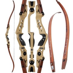 Archery 62″ Hunting ILF Takedown Recurve Bow for Right Hand Competition Hunting