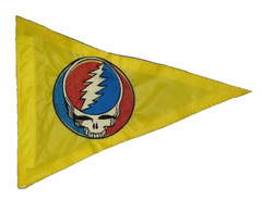 Custom Grateful Dead Stealie Triangle Safety Flag Burgee SAILBOAT KAYAK trike