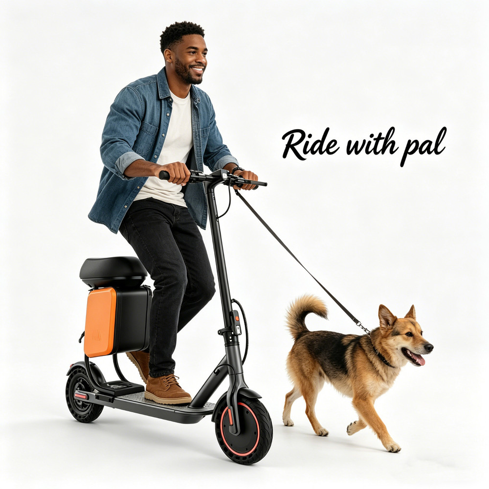 LADPED Adult Electric Scooter W/luggage seat City Commuter E-Scooter 15Miles