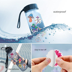 200 Pcs Stoner Psychedelic Stickers Vinyl Waterproof Trippy Stickers Dazzling De