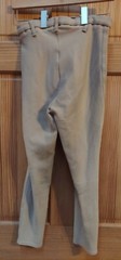 Devon Aire Beige English Riding Breeches Sz 26 Kids or Womens Elastic 22″ Inseam