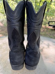 Tecovas Black Suede Leather Pull-On Western Cowboy Boots Men’s US 8.5D