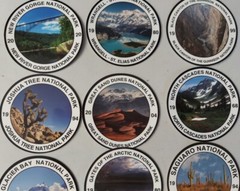 Yes ALL 63 U.S. National Park Stickers! 3 Inches Each WATERPROOF Ships Daily!