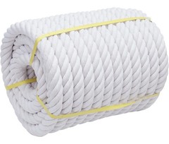 NEW! White Cotton Rope 1 1/2 inch x 100 feet! (Sells for $150 on Amazon)
