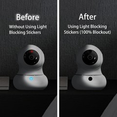 KIWIHUB LED Light Blocking Stickers,Blackout Stickers for Electronic,2 Black