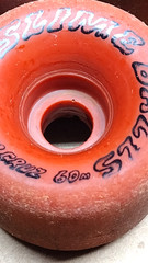 VINTAGE 80’s SLIME BALLS VISION BLURR Skateboard Wheels 60mm 97A RED Green