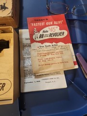 EARLY Hahn Model 45 Single-Action BB Revolver CO2 Air Pistol in Original Box #1