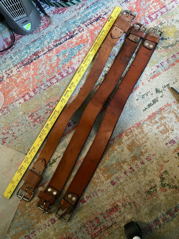 Rear cinch leather girth tack lot 3 FOR 1 MONEY ships for FREE western saddle