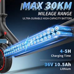 2026 Adult Electric Scooter,Foldable Long Range High Speed 31KM/H Urban Commuter
