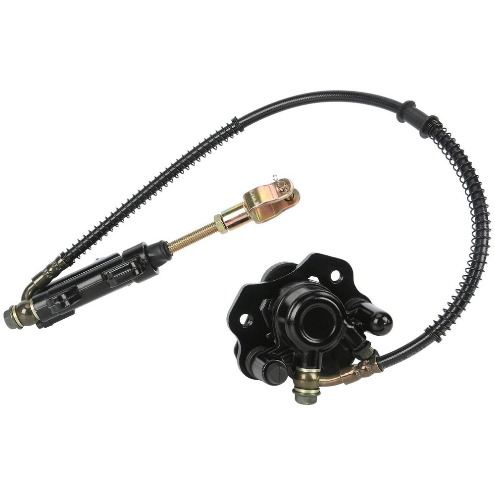Hydraulic Rear Disc Brake Caliper System / Pads 110cc 125cc Quad Dirt Bike ATV