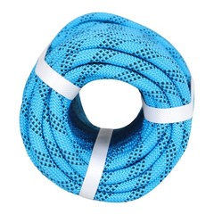 3/8″ × 100′ Arborist Tree Rope Braid Polyester Rope Blue & Black
