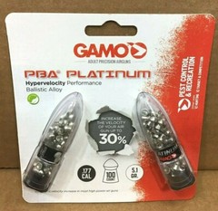 Gamo 632265454 PBA PLATINUM PELLETS .177 CAL. QTY OF 100 – C17