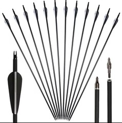30Lbs 57-INCH BLACK ARCHERY RECURVE BOW