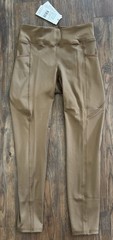 Dover Saddlery Riding Sport Tech Tight Silicone Full Seat Clay Brown Women’s M