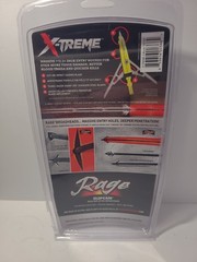 ONE RAGE Slipcam X-TREME extreme 2″+ cut mechanical 2 blade broadheads 100 grain
