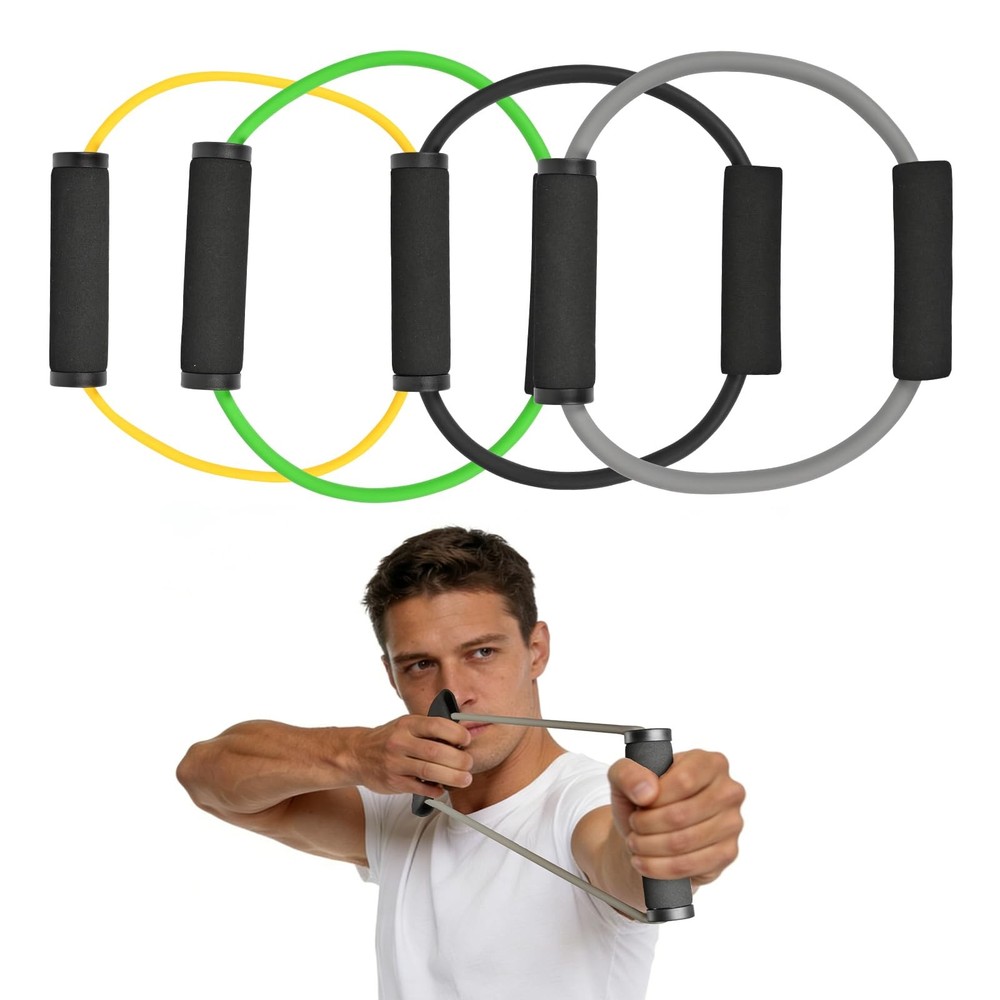 Archery Bow Trainer – 20 30 40 50 LBS Bow Strenth Trainer Latex Draw Training…