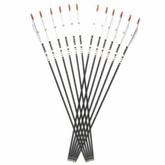 30″/32″ Turkey Feathers Carbon Arrows Spine500 for Compound Recurve Bow Hunting