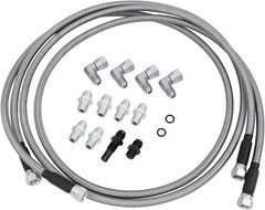 6AN 70 Inch GM Chevy Transmission Cooler Hose Line Kit Heavy Duty TBI