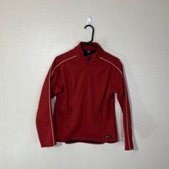 Kerrits Womens Red Equestrian Softshell Full Zip Jacket Medium M