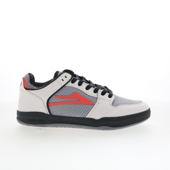Lakai Telford Low Mens White Suede Lace Up Skate Inspired Sneakers Shoes