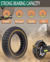 Universal Fit 10×2 Solid Scooter Tires – Effortless Installation and Maintenance