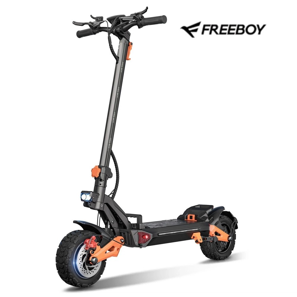 FREEBOY H9 6000W Peak 60V30A Foldable Electric Scooter Dual Motar for Adults US
