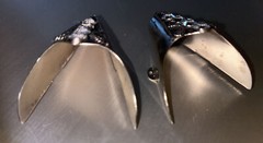 New Western Cowboy Boot Toe Tip Rand Cap Black, Silver & Rhinestone Bling – Pair