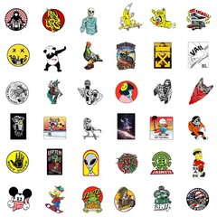 100 PCS Cool Stickers Pack,Vinyl Waterproof Stickers for Water Bottles Skateb…