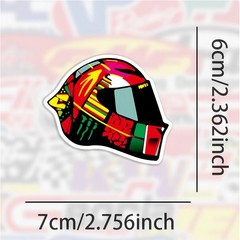 Lot Set of 100 Motorcycle Motocross Decals Stickers Racing ATV UTV Dirtbike Cool
