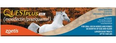 Zoetis Quest Plus Gel Moxidectin/Praziquantel Horse Dewormer 0.5oz