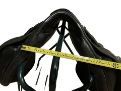 Black 17 in Used Stubben Scandica DL Dressage Saddle set & Bundle