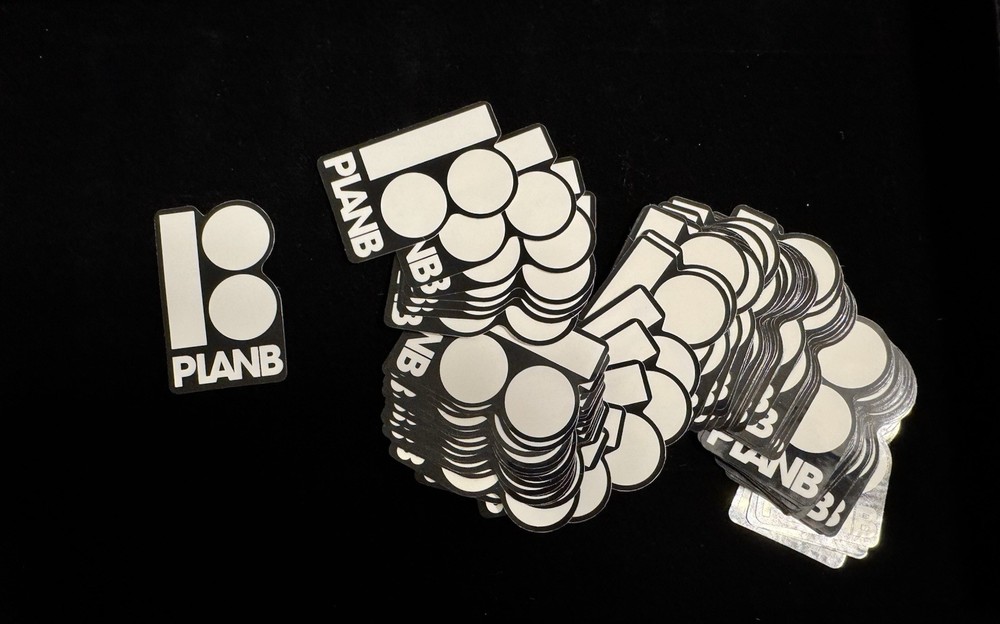 Plan B Vintage Skateboard Stickers (Medium)