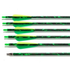 12x 30» Carbon Arrows Compound&Recurve Bow Target 100Grain Hunting Broadheads