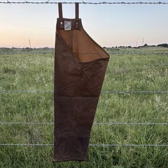 Filson Tin Cloth Chaps Waxed Cotton Long Hunting Trail Pants Made in USA