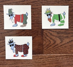 GOAT USA Stickers (Singles and Sets)*FREE SHIPPING*PICK YOUR OWN*NEW AND RARE*