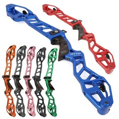 Aluminum Alloy Bow Riser CNC ILF Takedown Recurve Bow Handle 23″/25″ RH Hunting