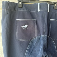 Piper by SmartPak Equestrian Horse Navy Blue Riding Pants Womens SZ 46 Reg