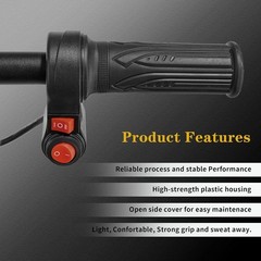 Universal Electric Twist Throttle 12-72V Three-Speed with Forward and Reverse