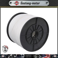 White 1/8 Inch by 1000-Feet Hollow Braid Polypro Rope 350 Pounds