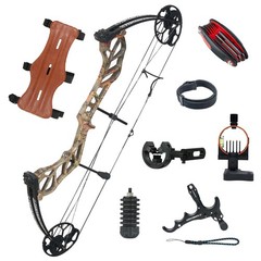 Compound Bow Set 19-70lbs Adjustable RH LH Archery Bow Hunting Shooting Target