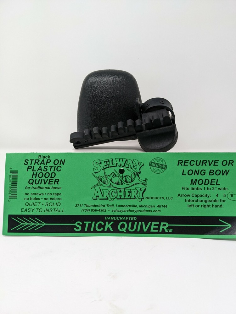 Selway Plastic Strap Bow Quiver For Recurve or Longbow