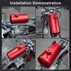 10 x 4.5″ Aluminum Welding Gas Fuel Tank Cylinder Fit Predator 212cc 196cc 6.5HP