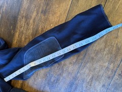 Turnier Riding Britches Unisex Kids Navy Blue Stretch Size 34 Zip & Button