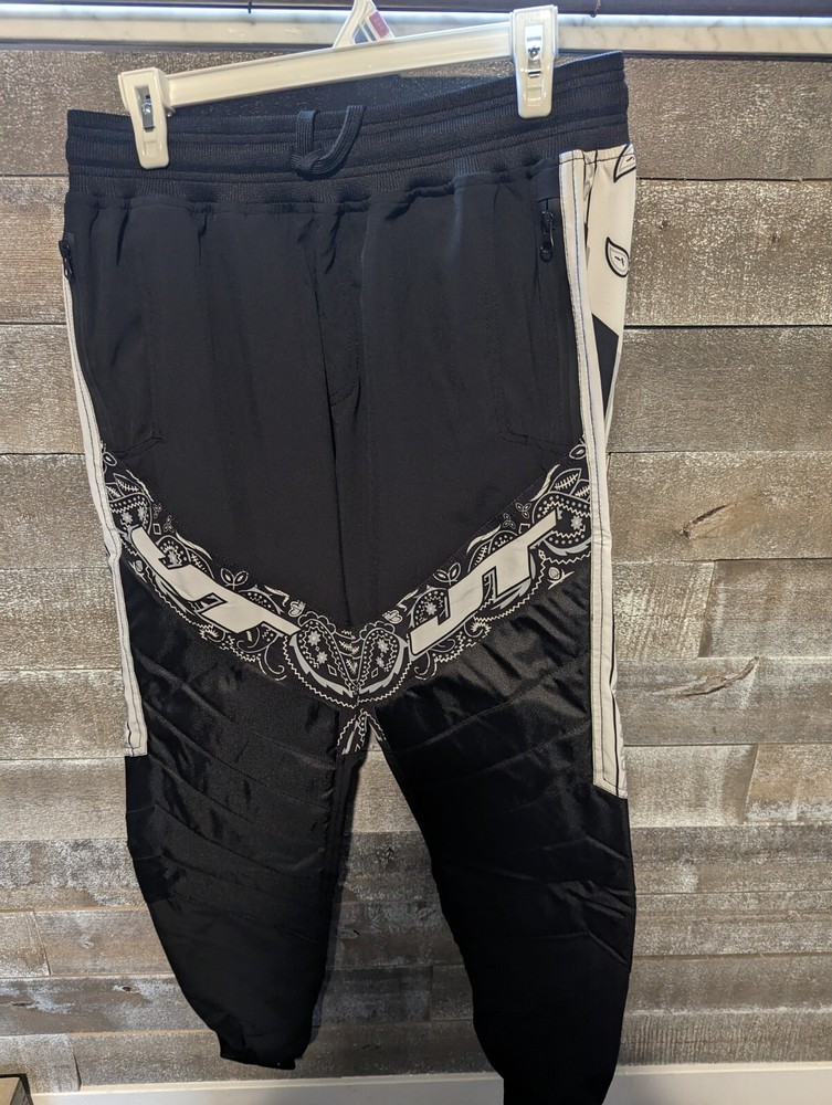 New JT Ground Pounder Pro Paintball Jogger Playing Pants White Bandana Large L