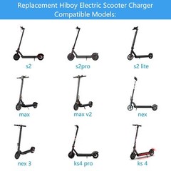 42V for Hiboy Electric Scooter Charger for Hiboy S2 Pro, S2 Lite, S2, KS4, KS…